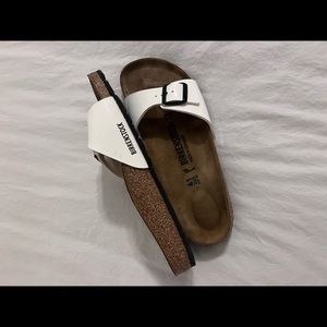 Birkenstocks White Sandal Size 10